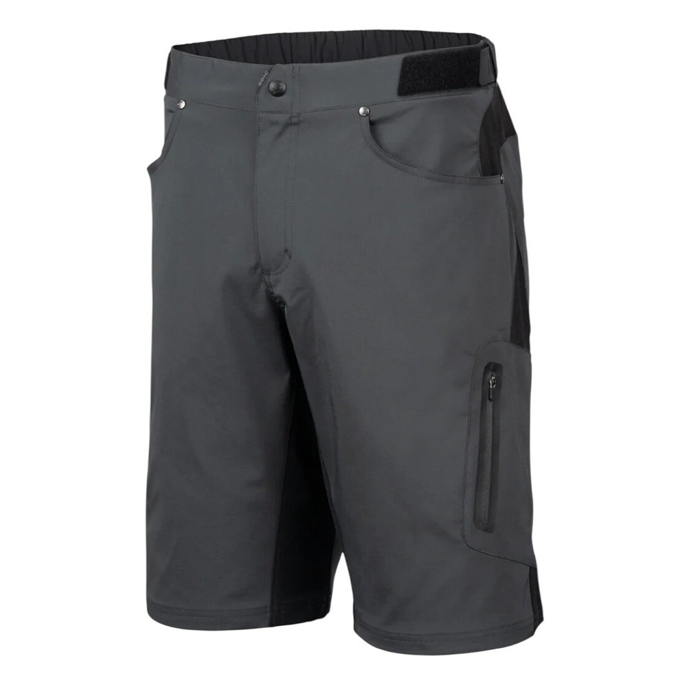 Zoic Ether All-Mountain Performance Mens Slim Fit Gray/Brown Shorts - Size XL - Picture 2 of 10